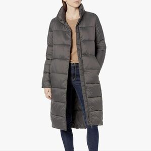 Amazon Essentials Puffer Coat, Charcoal, Sz M
